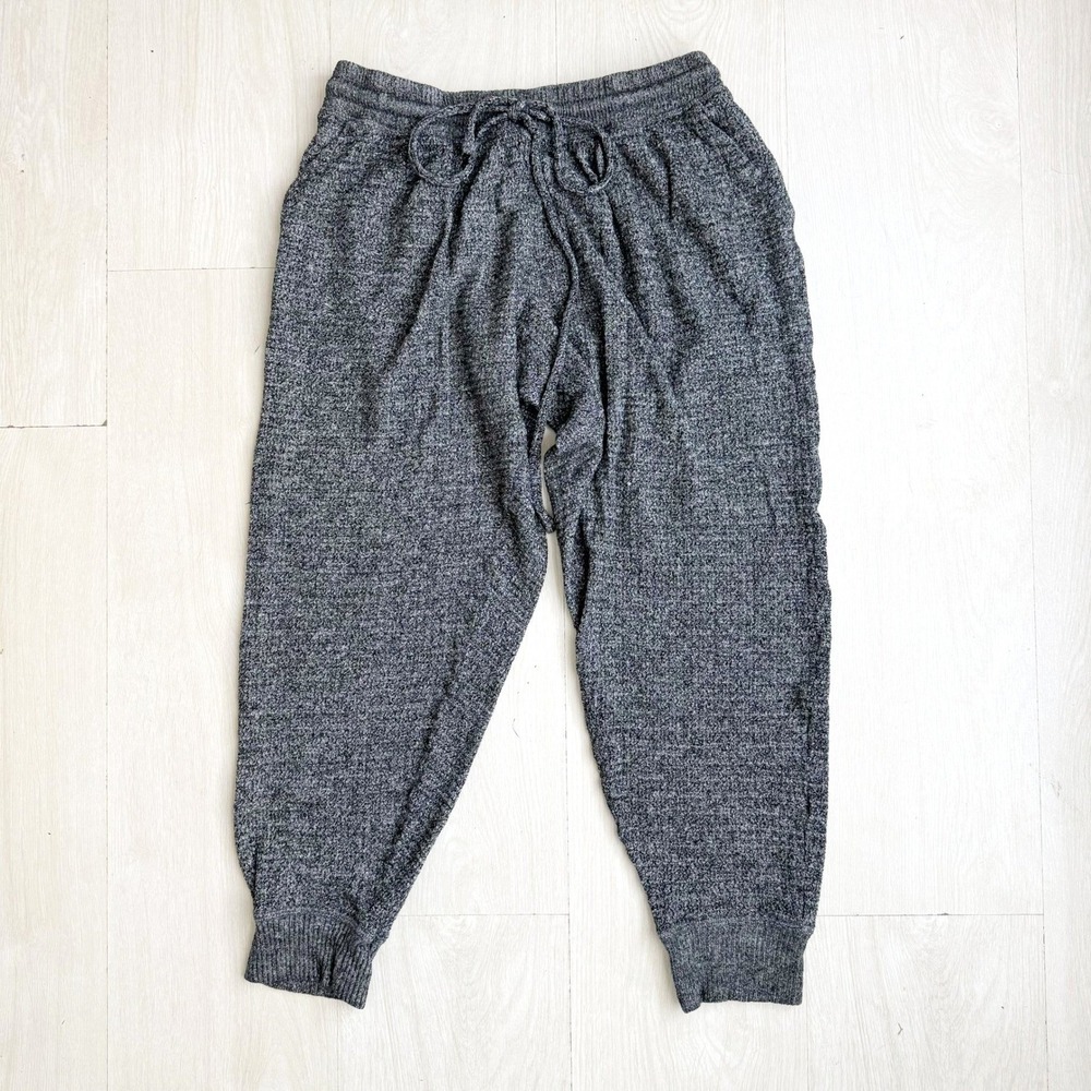 American Eagle Joggers Womens Medium Grey Ahh-mazingly Soft Knit Lounge Pants